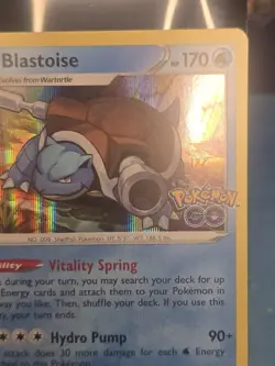 Pokemon TCG Blastoise 17/78 Pokemon GO Set Holo - Image 4