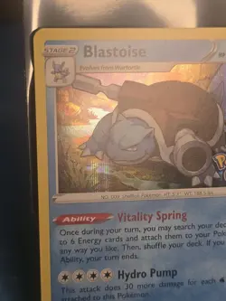 Pokemon TCG Blastoise 17/78 Pokemon GO Set Holo - Image 5