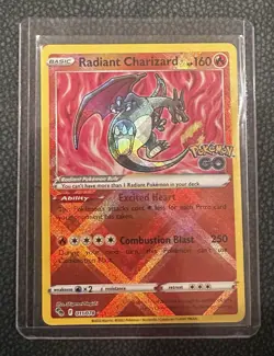 Radiant Charizard 011/078 Holofoil Pokemon GO Radiant Rare NM - Image 1