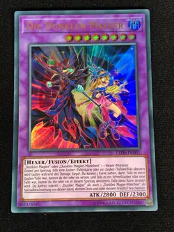Yugioh The Dark Magicians LED6-DE001 1ST ULTRA (NM) GERMAN - Image 1