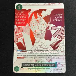 I Know You're Strong... OP13-040 - 3rd Anniversary Treasure Campaign Pack Promo - Image 1