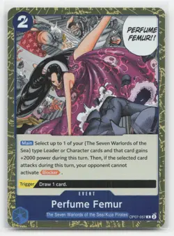 One Piece - Perfume Femur - 500 Years in the Future OP07-057 - NM - Image 1