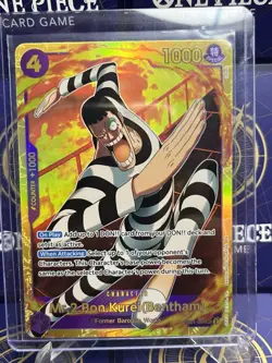 Mr 2 Bon. Kurei (Bentham) EB01-061SEC✨One Piece Foil✨ Secret Rare✨ - Image 1