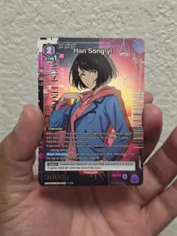 Union Arena Han Song-yi SR Character 3000BP Foil UE17BT/SLG-1-003 EN - Image 1