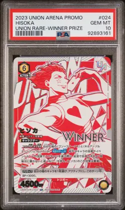 Hunter X Hunter PSA 10 Hisoka #024 Promo Winner Prize Battle Union Arena - Image 2
