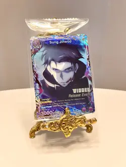 Union Arena Solo Leveling Sung Jinwoo Release Event WINNER SLG-1-019 English - Image 2