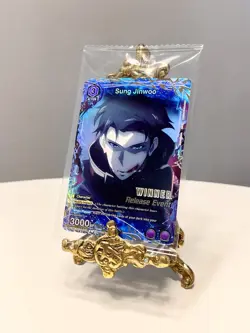 Union Arena Solo Leveling Sung Jinwoo Release Event WINNER SLG-1-019 English - Image 3