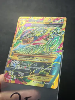 MEGA M RAYQUAZA EX Pokemon Card XY Ancient Origins - 98/98 texture shift error - Image 3