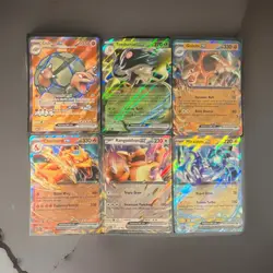 Pokemon English Holo EX Card Lot 6 Cards Golem Charizard Miraidon Toedscruel - Image 1