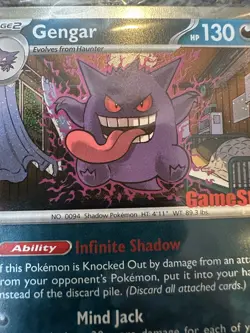 Pokemon Gengar GameStop Promo Card 050/088 ReverseHolo Pokemon TCG Perfect Order - Image 5