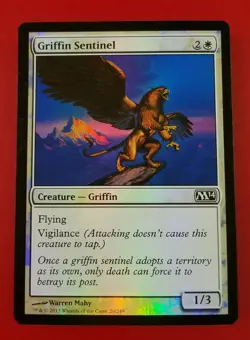 1x Griffin Sentinel | FOIL | M14 Magic 2014 | MTG Magic Cards - Image 1