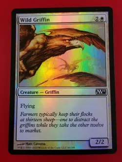 1x Wild Griffin | FOIL | M11 Magic 2011 | MTG Magic Cards - Image 1