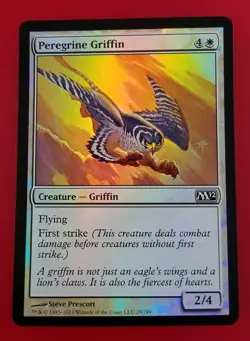 1x Peregrine Griffin | FOIL | M12 Magic 2012 | MTG Magic Cards - Image 1