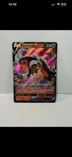 Pokemon TCG 8 Card Lot - Charizard V, Houndoom V, Mareep, Turtwig, Kingambit - Image 2