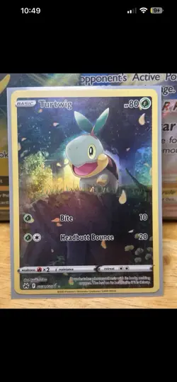 Pokemon TCG 8 Card Lot - Charizard V, Houndoom V, Mareep, Turtwig, Kingambit - Image 4