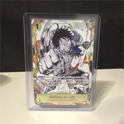 Namco Monkey.D.Luffy One Piece CCG Royal Blood Rare Foil OP10-111 Character Card - Image 1