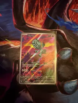 Pokemon TCG Elgyem Card 120/086 Black Bolt Illustration Rare - Image 1