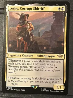 Mtg LTR — Lotho, Corrupt Shirriff —NM - Image 1