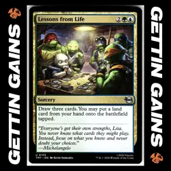 Lessons from Life - 0155 - UC - Non-Foil - TMNT - MTG - NM/M - Image 1
