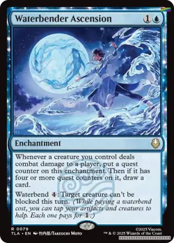 Waterbender Ascension [TLA - 79] - NM [Foil] TCG MTG - Image 1