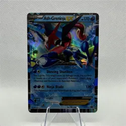 Ash-Greninja EX XY Promo Holo Basic HP170 Card XY133 Pokemon TCG - Image 1