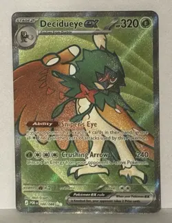 Decidueye ex 100/088 Perfect Order Pokemon English PACK FRESH NM/MINT Fast Ship - Image 1