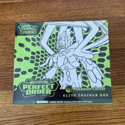 Pokemon Mega Evolution Perfect Order Elite Trainer Box Pokemon Center English - Image 1