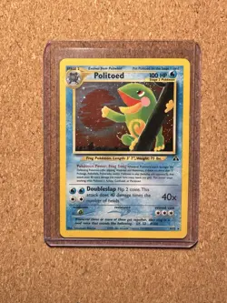 1999 Pokemon Neo Discovery Holo Politoed 8/75 - Image 1