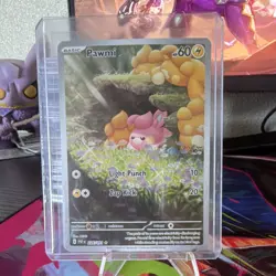 Pokemon Pawmi Illustration Rare SV: Paldean Fates 226/091 Holo 60 HP Basic - Image 1