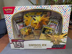 Pokemon TCG Scarlet & Violet 151 Zapdos EX Collection Box Sealed NEW - Image 1
