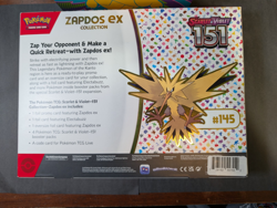 Pokemon TCG Scarlet & Violet 151 Zapdos EX Collection Box Sealed NEW - Image 4