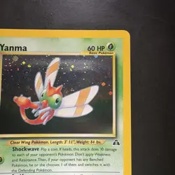 Pokemon Vintage Holo Rare Yanma 17/75 Neo Discovery WotC - Image 3