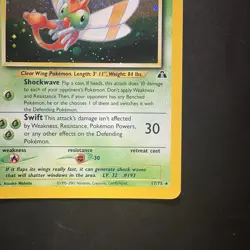 Pokemon Vintage Holo Rare Yanma 17/75 Neo Discovery WotC - Image 4