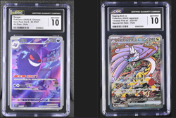 CGC 10 Pokemon Gengar Chinese Gem Pack Vol.3 CBB3C-03 07/07 w/ CGC10 Raging Bolt - Image 1