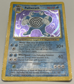 Poliwrath Holo 13/102 – 1999 Base Set Pokemon TCG – MP - Image 2