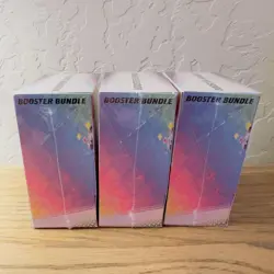 Set of 3 Pokemon Scarlet & Violet Prismatic Evolutions Booster Bundle New Sealed - Image 4