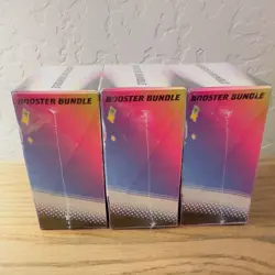 Set of 3 Pokemon Scarlet & Violet Prismatic Evolutions Booster Bundle New Sealed - Image 5