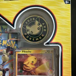 Pokemon TCG Pokemon Day 2026 30th Anniversary Sealed Pack Booster Promo Pikachu - Image 2