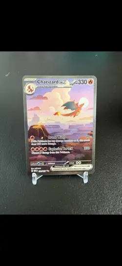 Charizard ex Special Illustration Rare 199/165 Holo Scarlet & Violet 151 Pokemon - Image 1