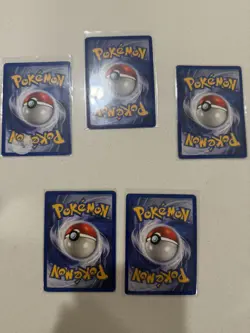 1999 Pokemon Base Set 1st Edition Machamp Holo 8/102 WOTC Vintage. LOT OF 5 - Image 2