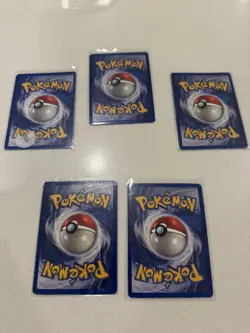 1999 Pokemon Base Set 1st Edition Machamp Holo 8/102 WOTC Vintage. LOT OF 5 - Image 3