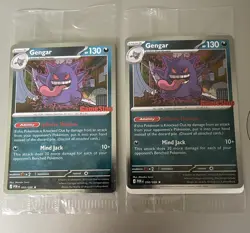 Pokemon Gengar Stamped Promo GameStop Exclusive 050/088 TWO SEALED PROMOS!! - Image 1
