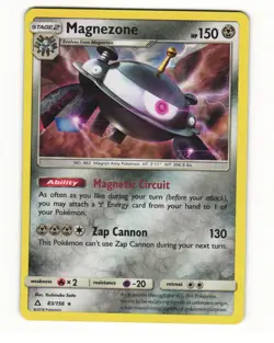 Magnezone 83/156 Rare 2018 Ultra Prism Pokemon LP - Image 1