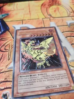 Sacred Phoenix of Nephthys FET-EN005 Ultimate Rare Yugioh Near Mint Yugioh - Image 2