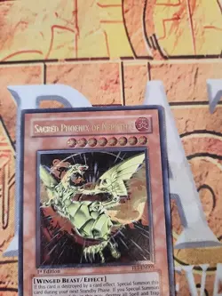 Sacred Phoenix of Nephthys FET-EN005 Ultimate Rare Yugioh Near Mint Yugioh - Image 4