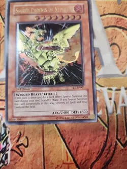 Sacred Phoenix of Nephthys FET-EN005 Ultimate Rare Yugioh Near Mint Yugioh - Image 5