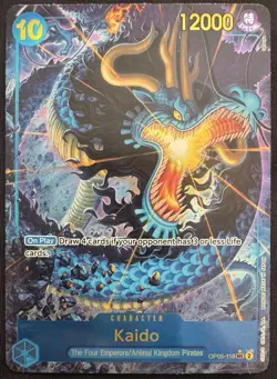 One Piece Kaido OP05-118 SEC Alternate Art Premium Booster English NM - Image 1