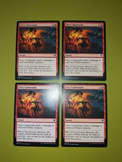 Fiery Cannonade x4 Commander Legends 4x Magic the Gathering MTG - Image 1
