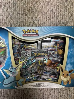 Vaporeon GX Pokemon TCG Special Collection Box ERROR BOX Spanish And English 🔥 - Image 3