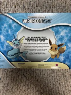 Vaporeon GX Pokemon TCG Special Collection Box ERROR BOX Spanish And English 🔥 - Image 5